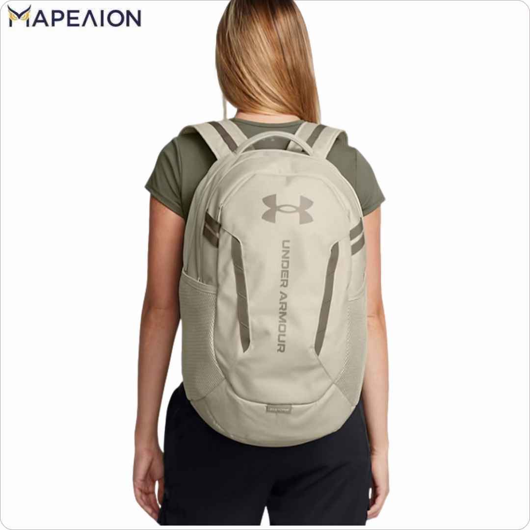 Under Armour Hustle 6.0 Backpack 3 Cases Beige Cream - Τσάντα Πλάτης UA Hustle 6.0 Backpack | Under Armour
