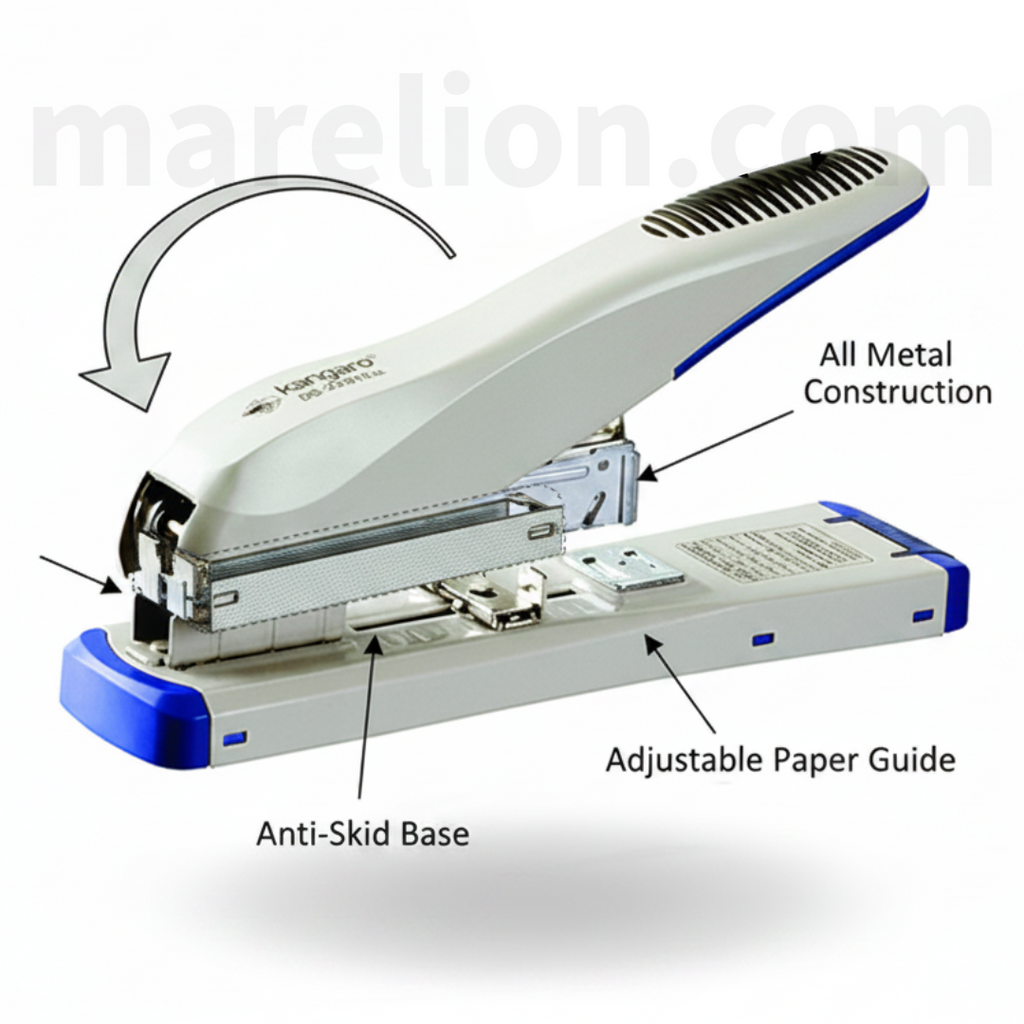 Kangaro DS-23S13QL All Metal Half Strip Stapler Sturdy - Μεταλλικό Συρραπτικό Γραφείου