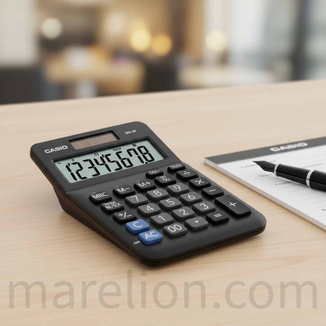 Casio MS-8F Black Desktop Calculator - Αριθμομηχανή Γραφείου