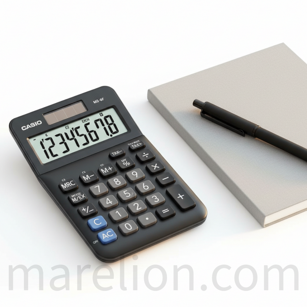 Casio MS-8F Black Desktop Calculator - Αριθμομηχανή Γραφείου