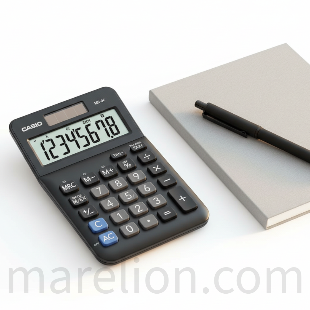 Casio MS-8F Black Desktop Calculator - Αριθμομηχανή Γραφείου