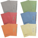EASTLIGHT Jiffex Transfer Files Foolscap, 6 Colors, giffex files