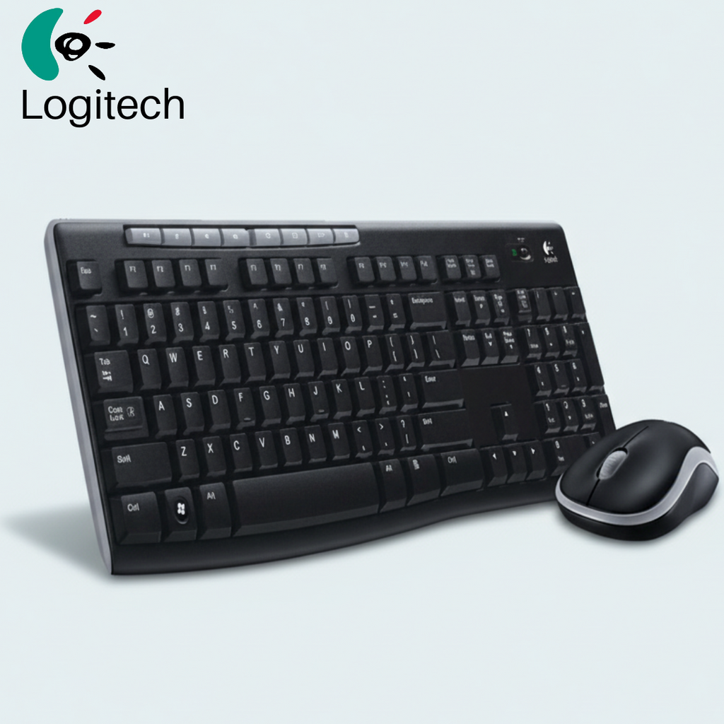 Logitech Wireless Combo MK270 Greek (920-004520) - Ασύρματο Πληκτρολόγιο και Ποντίκι Ελληνικά