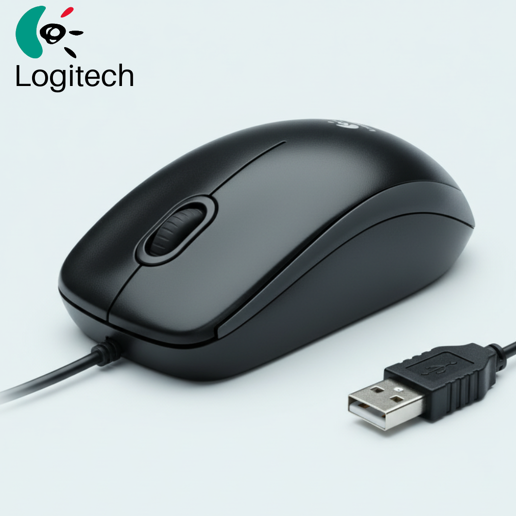 Logitech Mouse Grey Black M90 (910-001794) - Ενσύρματο ποντίκι