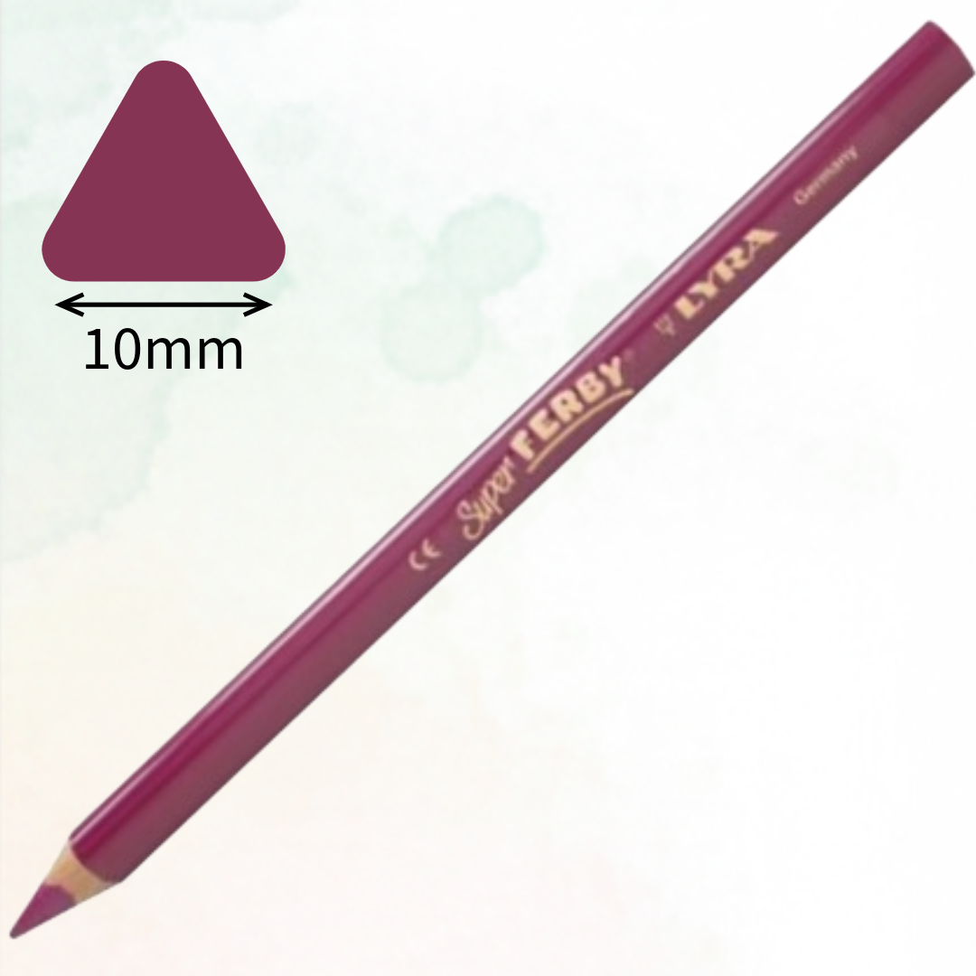 Lyra Super Ferby 10mm Colouring Pencils, 24 Colors - Χοντρό Μολύβι Ζωγραφικής Υψηλής Ποιότητας