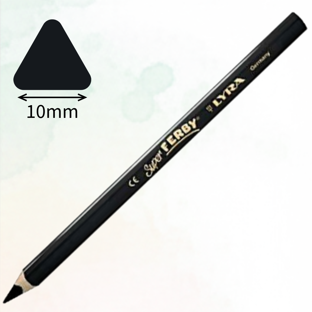 Lyra Super Ferby 10mm Colouring Pencils, 24 Colors - Χοντρό Μολύβι Ζωγραφικής Υψηλής Ποιότητας