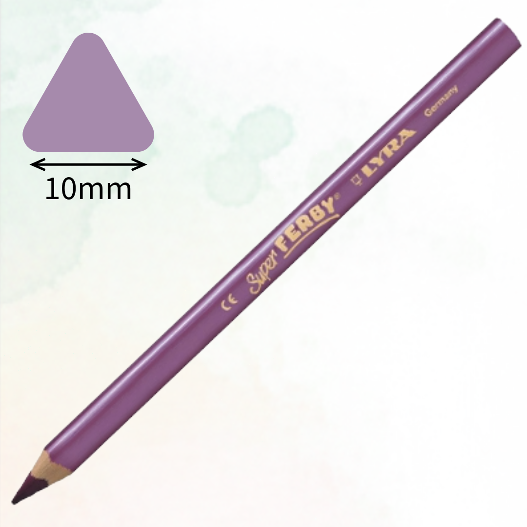Lyra Super Ferby 10mm Colouring Pencils, 24 Colors - Χοντρό Μολύβι Ζωγραφικής Υψηλής Ποιότητας