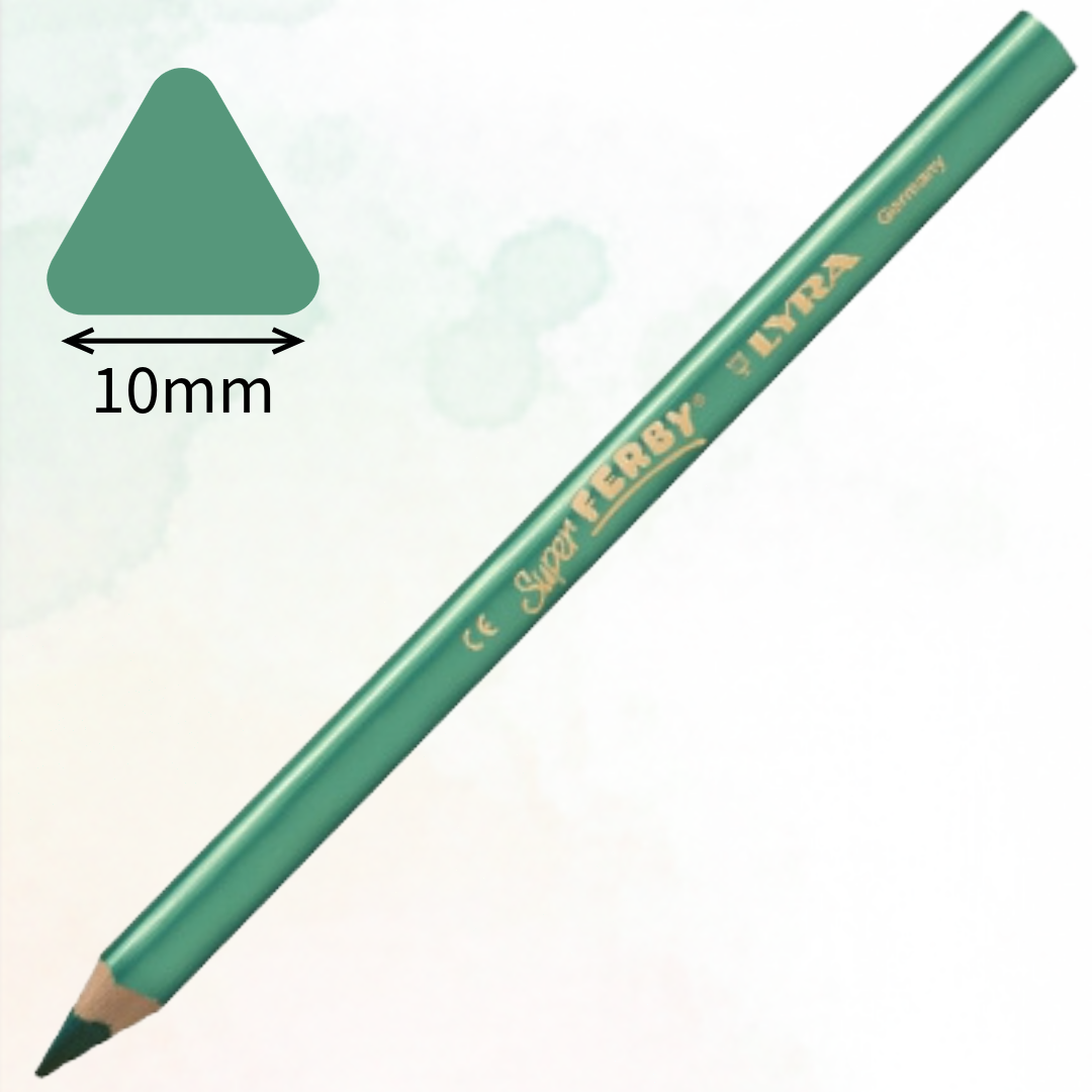 Lyra Super Ferby 10mm Colouring Pencils, 24 Colors - Χοντρό Μολύβι Ζωγραφικής Υψηλής Ποιότητας