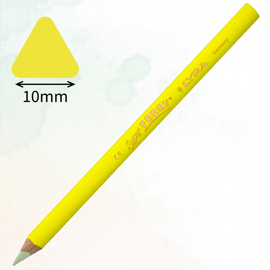 Lyra Super Ferby 10mm Colouring Pencils, 24 Colors - Χοντρό Μολύβι Ζωγραφικής Υψηλής Ποιότητας