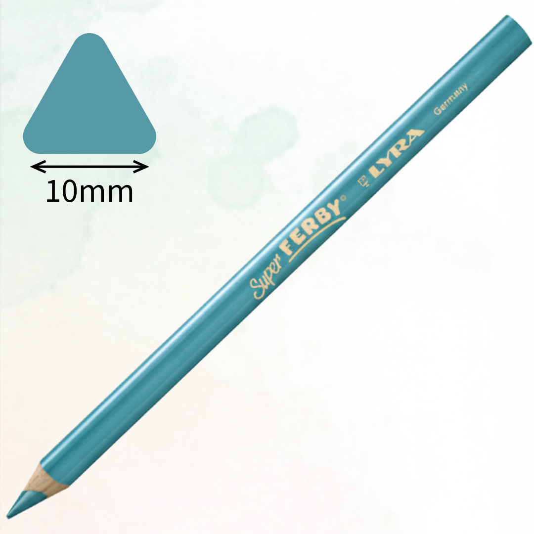 Lyra Super Ferby 10mm Colouring Pencils, 24 Colors - Χοντρό Μολύβι Ζωγραφικής Υψηλής Ποιότητας