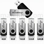 MediaRange USB Flash Drive, 2.0 speed, 4GB / 8GB / 16GB / 32GB / 64GB - Στικάκι Μνήμης