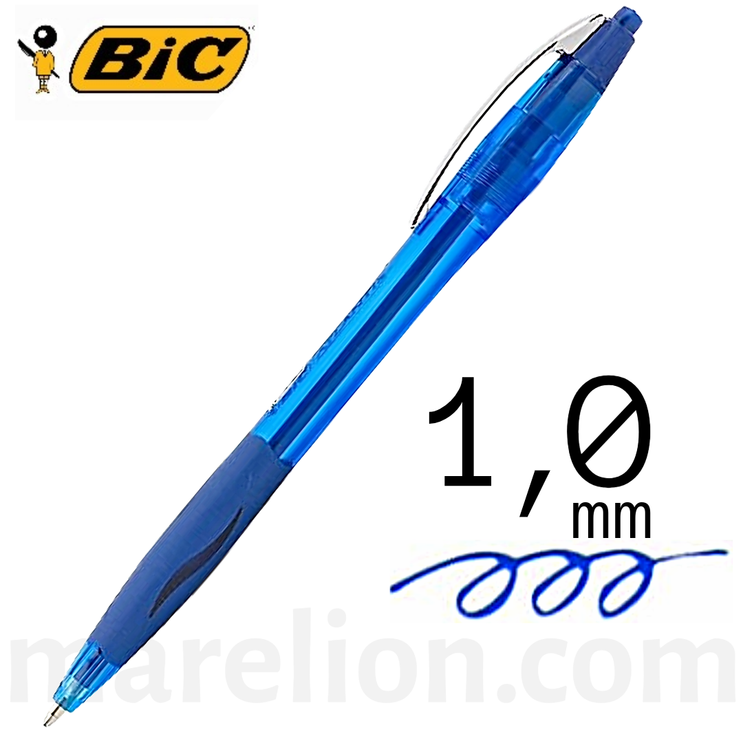 BIC Atlantis Soft Ballpoint Pen Medium 1.0mm Blue - Στυλό Διαρκείας Μπλε