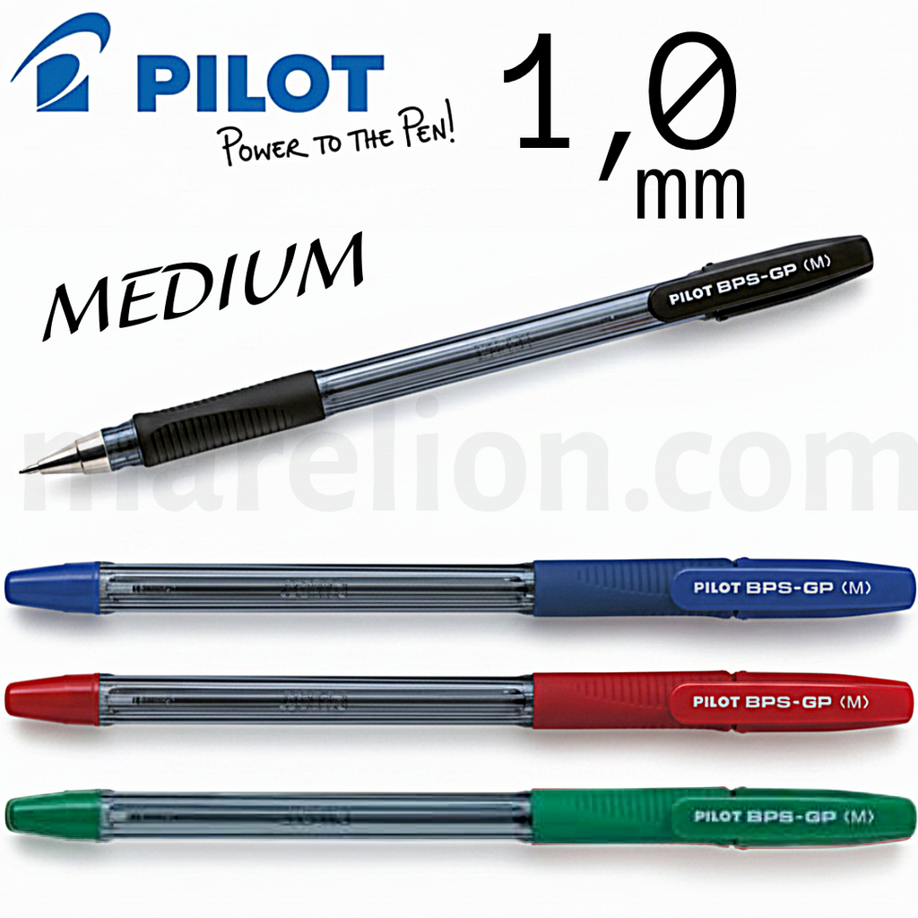 Pilot BPS-GP Medium Ballpoint Pen 1.0mm - 4 COLORS , Στυλό Διαρκείας  PILOT