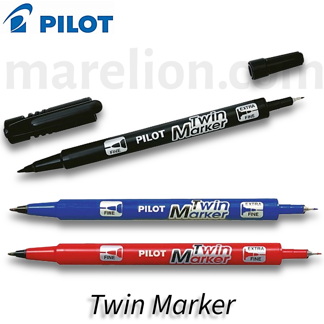 PILOT ΜΑΡΚΑΔΟΡΟΣ TWIN MARKER FINE / EXTRA FINE 0.5mm / 1.0mm
