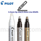 Pilot Paint Marker Medium Black | Gold | Silver | White - Επαγγελματικός Μαρκαδόρος Μπογιάς 3 Χρώματα