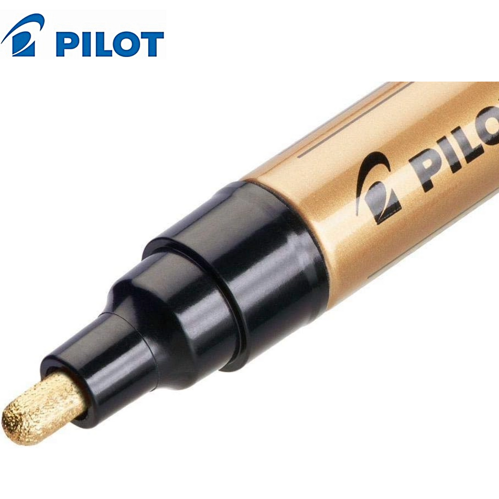 Pilot Paint Marker Medium Black | Gold | Silver | White - Επαγγελματικός Μαρκαδόρος Μπογιάς 3 Χρώματα