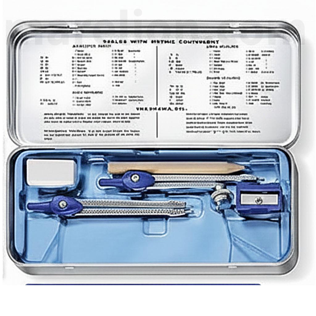 Staedtler Noris 10 Piece Maths Set - Σετ Γεωμετρικά Όργανα 10 Τεμαχίων