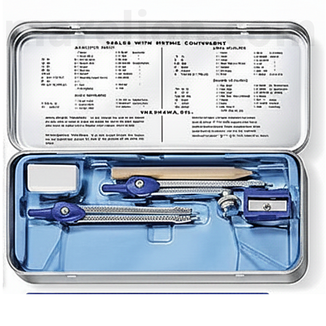 Staedtler Noris 10 Piece Maths Set - Σετ Γεωμετρικά Όργανα 10 Τεμαχίων