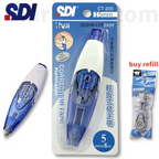 SDI CT-205 Correction Tape Refillable 5mm x 6m - Διορθωτική Ταινία - Διαθέσιμο Ανταλλακτικό