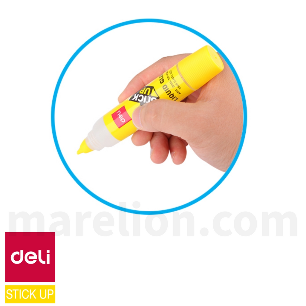 Deli Duo Tip Liquid Glue 35ml - Υγρή Κόλλα Διπλής Μύτης