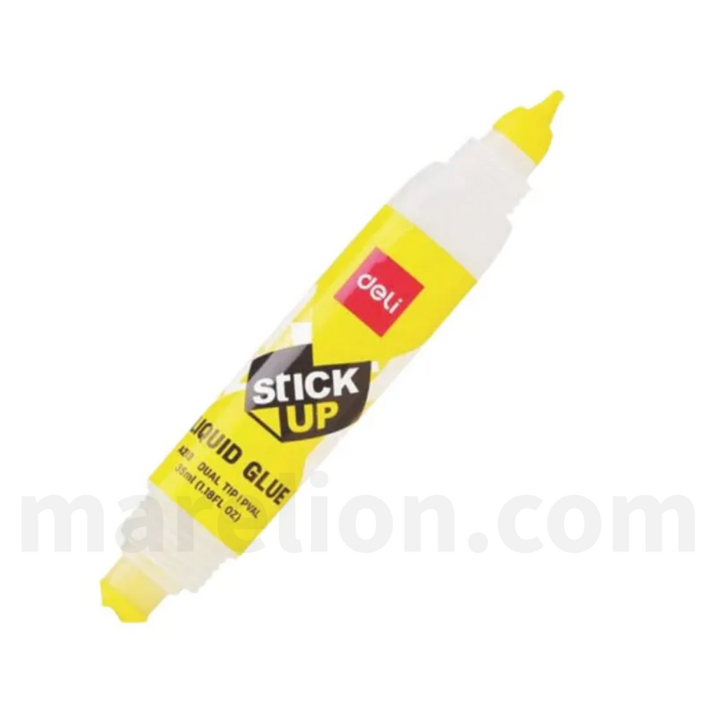 Deli Duo Tip Liquid Glue 35ml - Υγρή Κόλλα Διπλής Μύτης