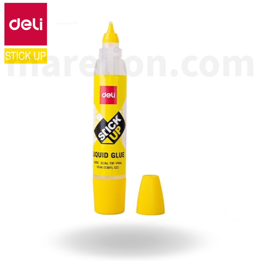 Deli Duo Tip Liquid Glue 35ml - Υγρή Κόλλα Διπλής Μύτης