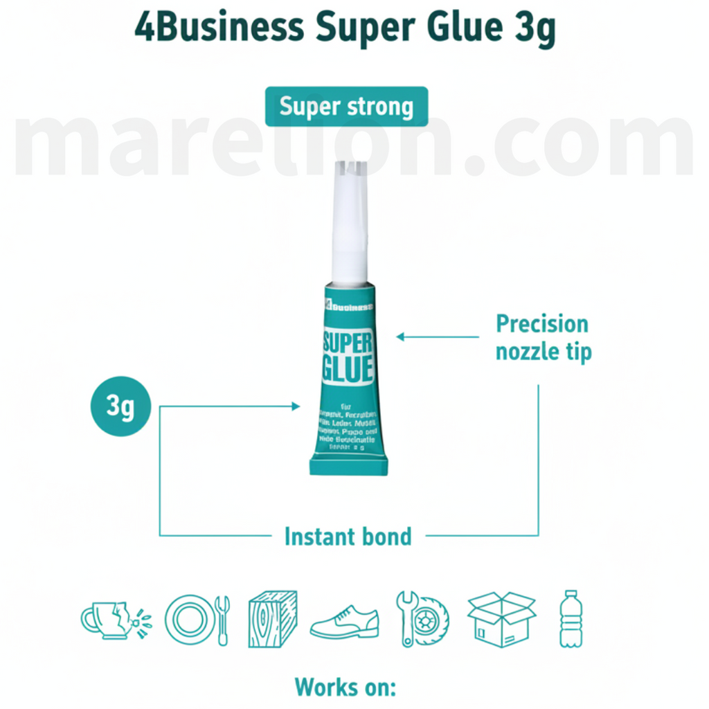 Stanger Super Glue Κόλλα Gel Στιγμής 1+1 τμχ, 2x 3gr pack - Αυτόματη