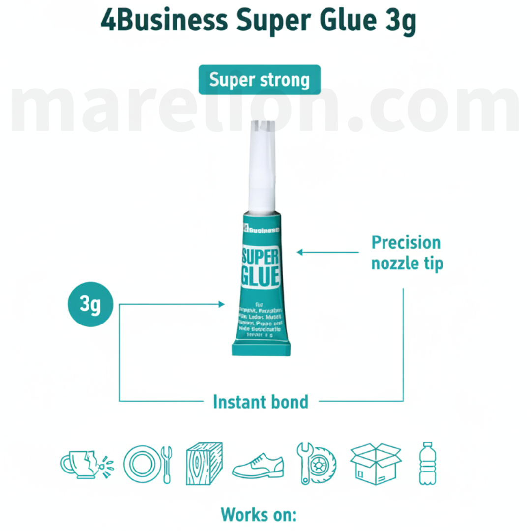 Stanger Super Glue Κόλλα Gel Στιγμής 1+1 τμχ, 2x 3gr pack - Αυτόματη