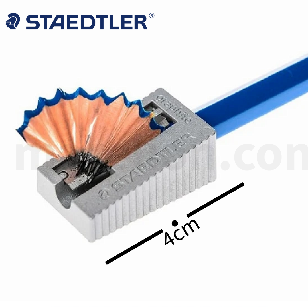 Staedtler Single Hole Metal Pencil Sharpener Silver - Ξύστρα Μονή Μεταλλική
