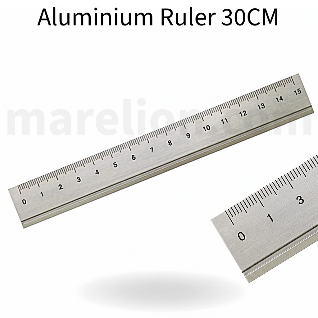 Aluminium Ruler 15cm - Μεταλλική Ρίγα Χάρακας 15εκ