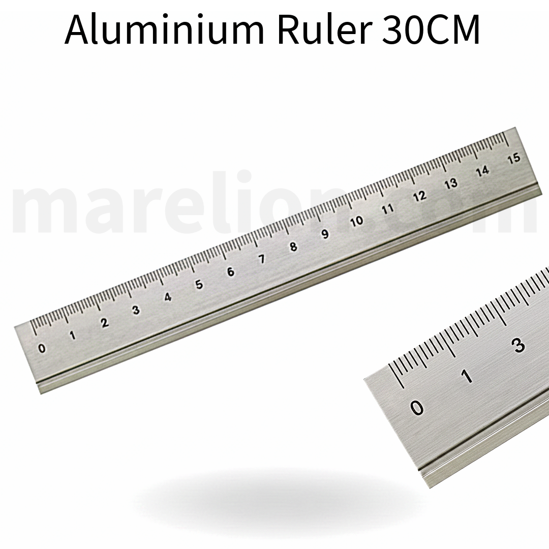 Aluminium Ruler 15cm - Μεταλλική Ρίγα Χάρακας 15εκ