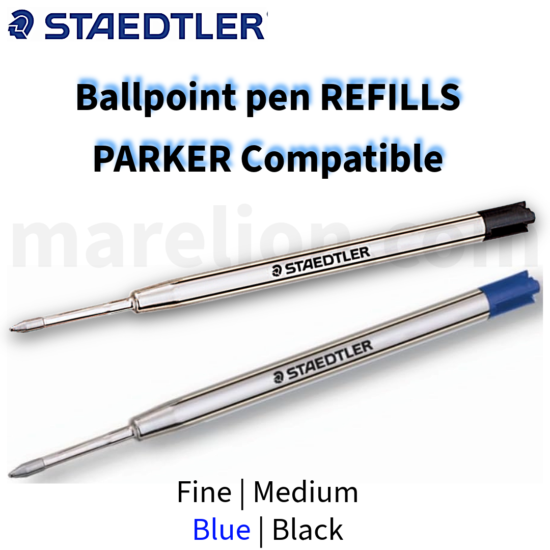 Staedtler Ballpoint Pen Refills Fine | Medium Blue, Parker Compatible - Ανταλλακτικά Στυλό
