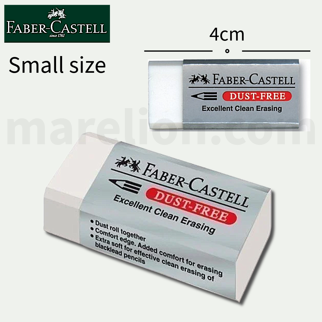 Faber-Castell Dust-Free Eraser 187130 - Γόμα Λευκή