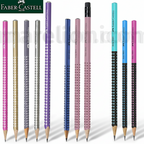 Faber Castell Grip Pencils, Grip, Sparkle - 11 Designs - Μολύβια Γραφής