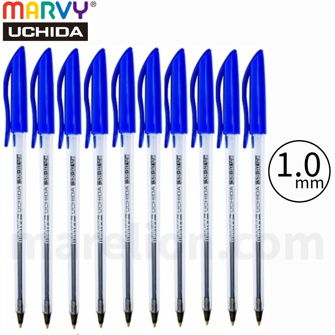 Marvy Uchida Ballpoint Pen 1.0mm Blue, x50 Pack - Στυλό Διαρκείας - ΧΟΝΔΡΙΚΗ ΠΩΛΗΣΗ