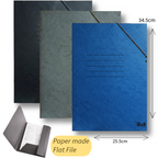 Flat File with Elastic Band Paper Made - Ντοσιέ με Λάστιχο 25.5X34.5 cm