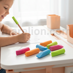Keyroad Cappy Erasers 8pcs in Blister MAG-KR 970702 - Σβηστήρι μωλυβιού