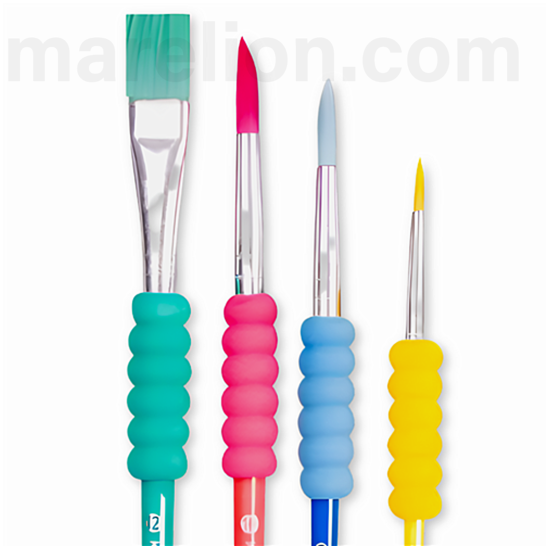 Keyroad Kids Brush Set 4pcs KR973093 - Σετ Πινέλων Ζωγραφικής για Παιδιά
