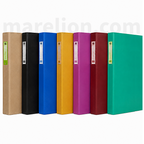 Set of colorful binders on a white background with 'marelion.com' branding.