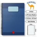 Camel Spiral Notebook A4 200 Pages PP Cover - Σπιράλ Τετράδιο Πλαστικό Εξώφυλλο