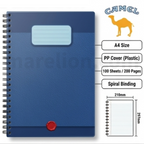 Camel Spiral Notebook A4 200 Pages PP Cover - Σπιράλ Τετράδιο Πλαστικό Εξώφυλλο