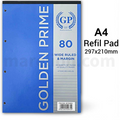 Blue refill pad with 'Golden Prime' branding on a white background
