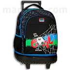 Movom Trolley Backpack Football, Compact 29L - Σχολική Τσάντα Τρολέι, Αποσπώμενο Σακίδιο