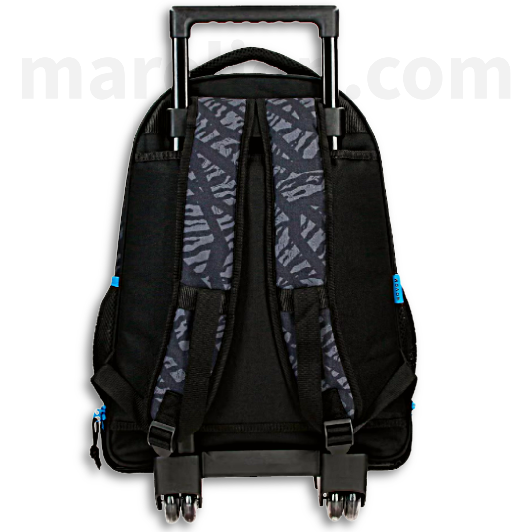 Movom Trolley Backpack Football, Compact 29L - Σχολική Τσάντα Τρολέι, Αποσπώμενο Σακίδιο