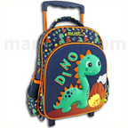 Dino World Dinosaur Must Trolley Bag 2 Compartments