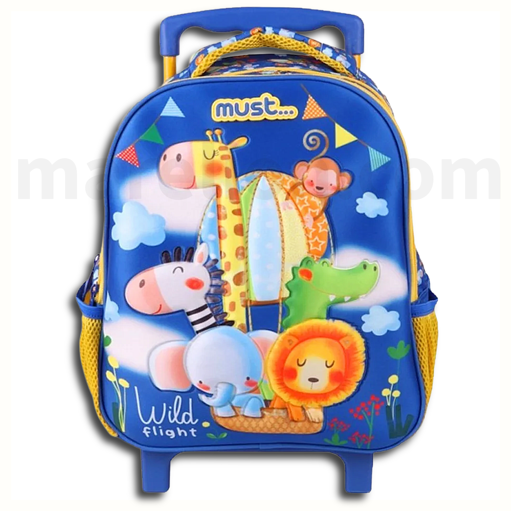 Wild Flight Life Must Trolley Bag 2 Compartments - Σχολική Τσάντα Τρολέι Νηπίου