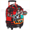 Must Trolley School Bag Let's Play Gaming 3 Pockets - Σχολική Τσάντα Τρολέι Δημοτικού 3 Θήκες