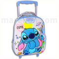 Must Trolley Bag, Lilo & Stitch 2 Compartments - Σχολική Τσάντα Τρολέι Νηπίου