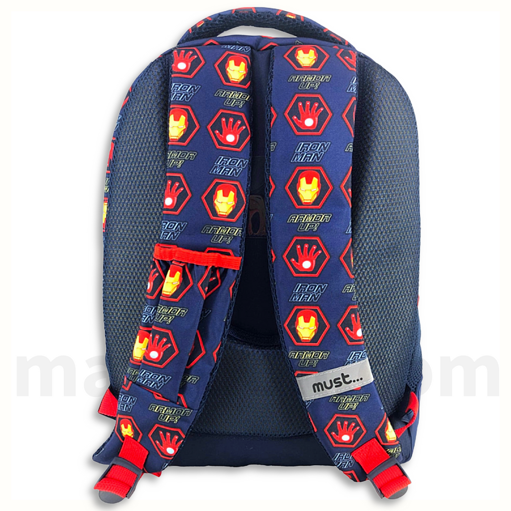 Must Backpack Avengers Iron Man 3 Cases - Σχολική Τσάντα Πλάτης Δημοτικού 3 Θήκες