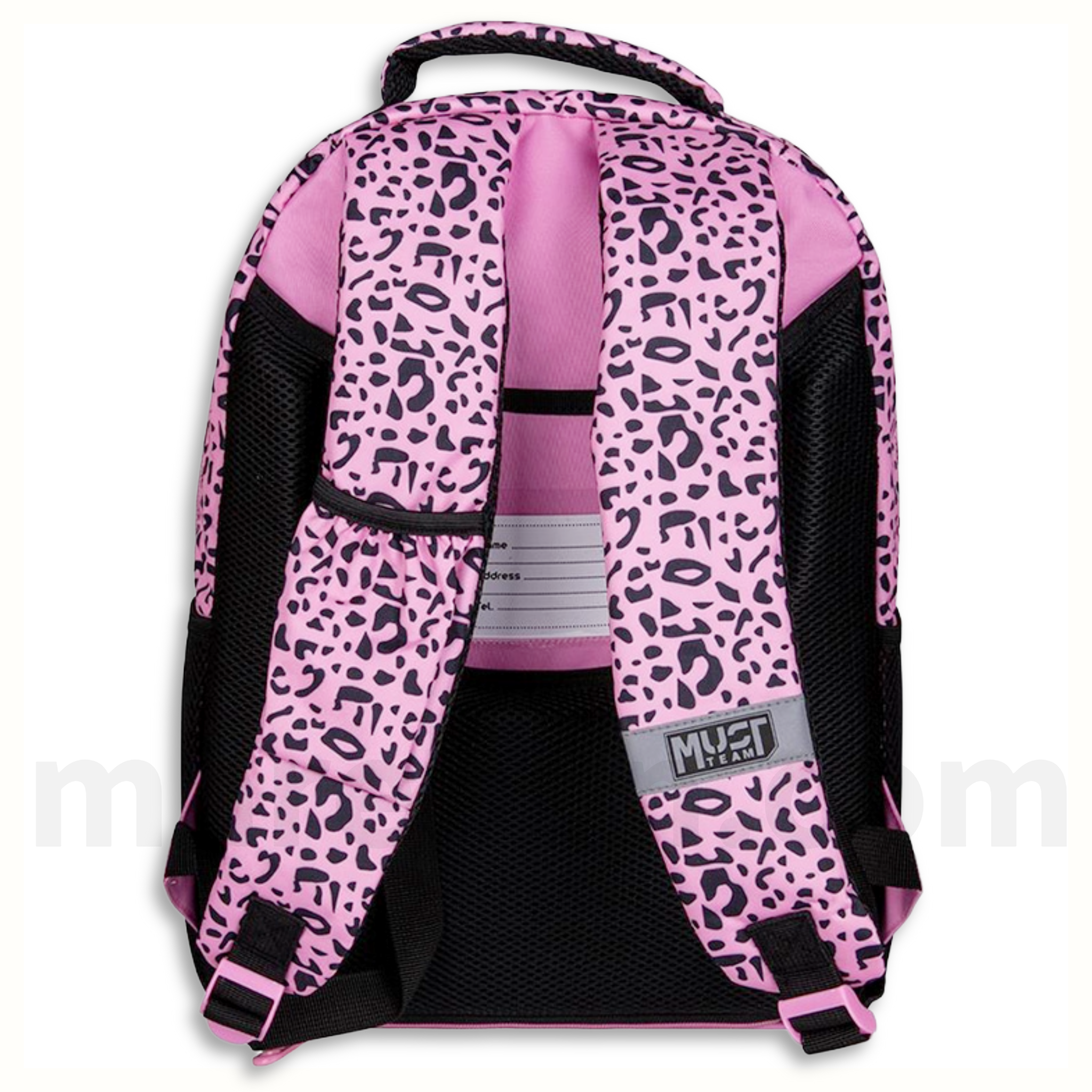 Must Teen Backpack Eternal Pink 3 Compartments - Σχολική Τσάντα Πλάτης Εφήβων 3 Θήκες